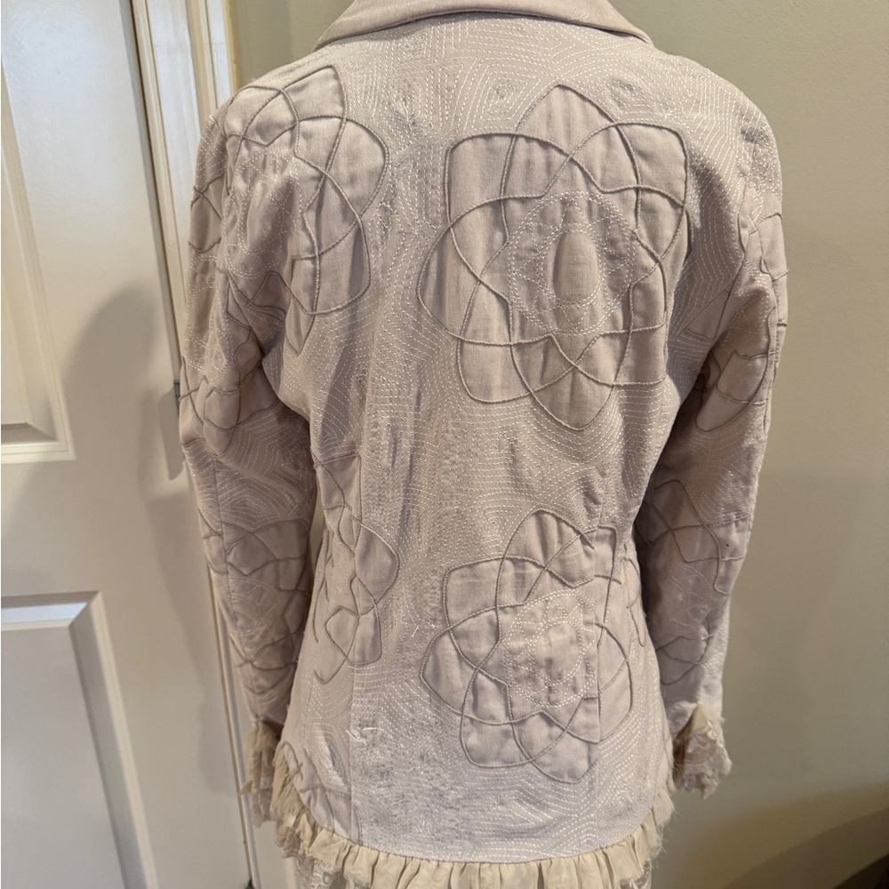 Sheri Bodell ruffled suit blazer ￼ - Picture 5 of 6